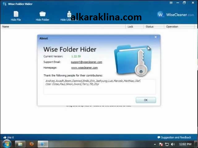 Wise Folder Hider مفتاح الترخيص