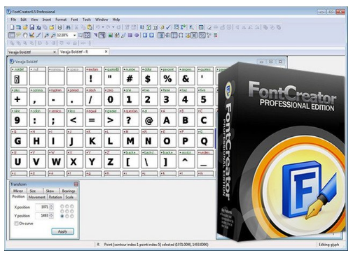 FontCreator تحميل مجاني